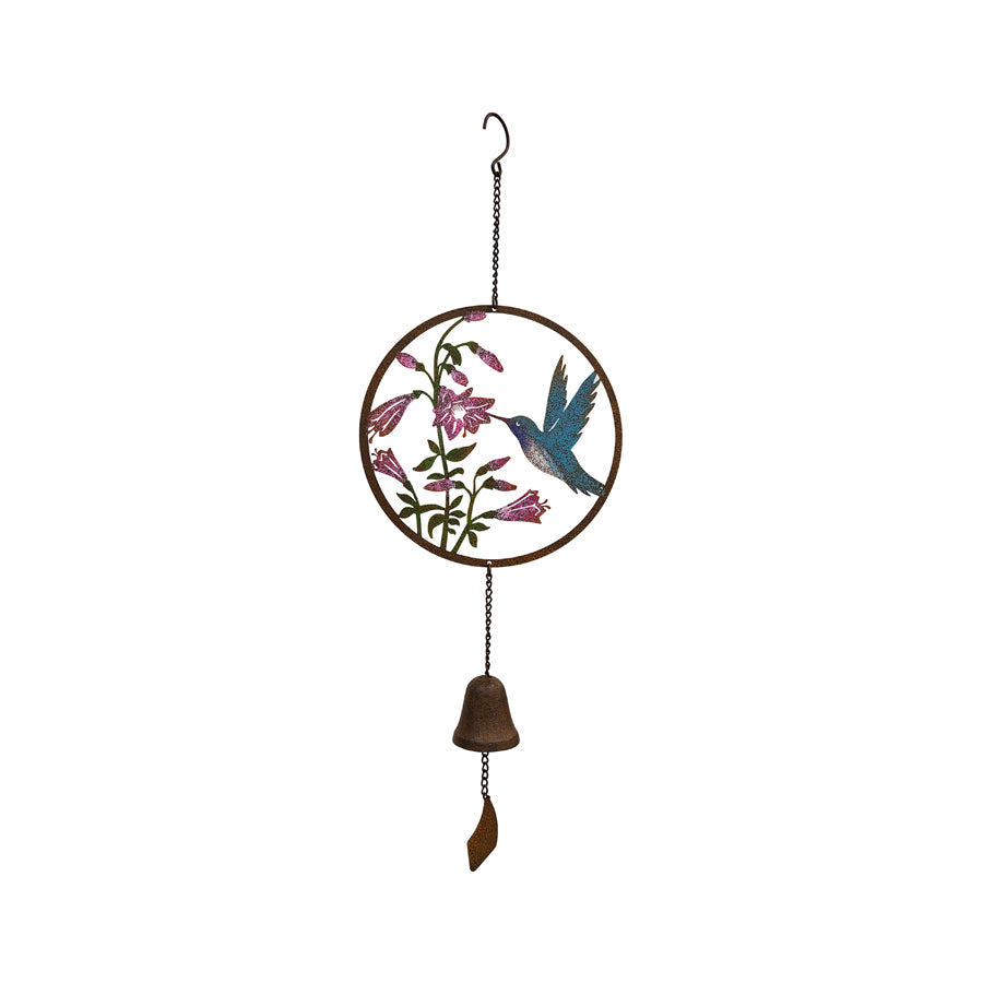 Bird Laser-Cut Hanging Bell - 65cms