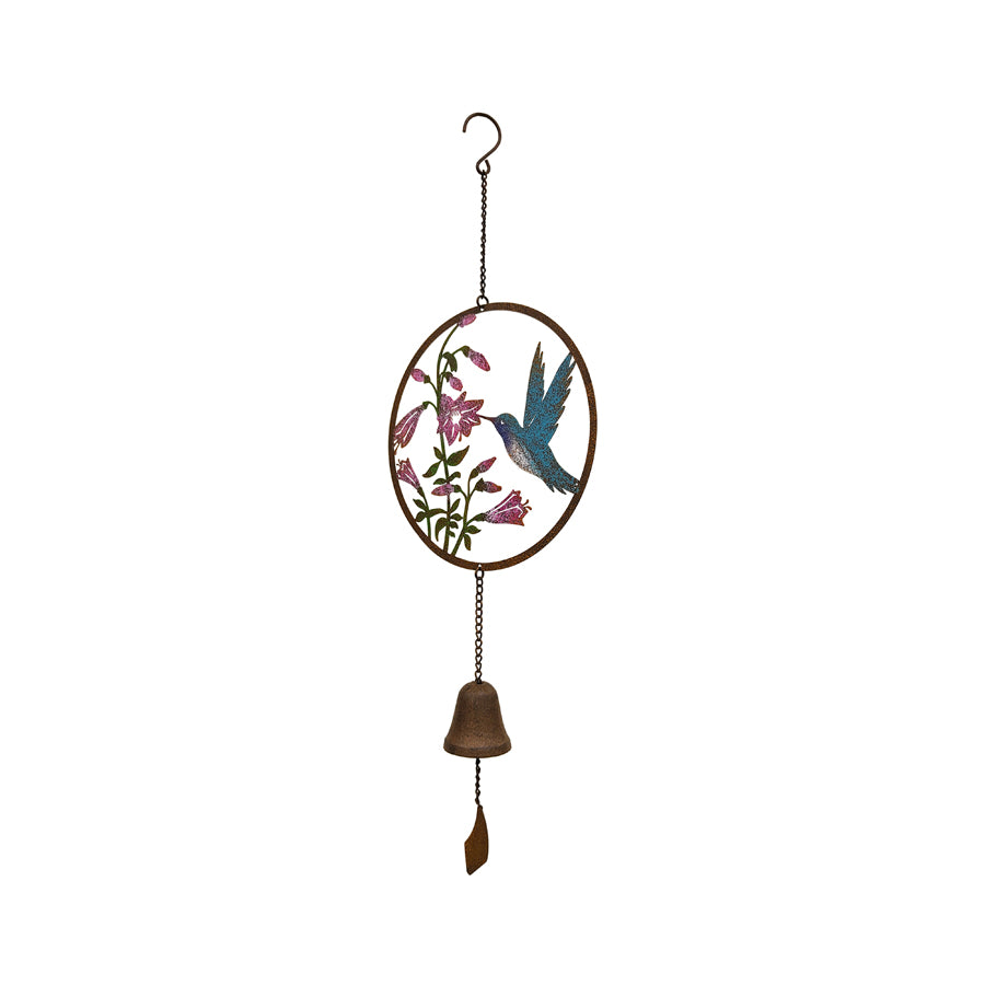 Bird Laser-Cut Hanging Bell - 65cms