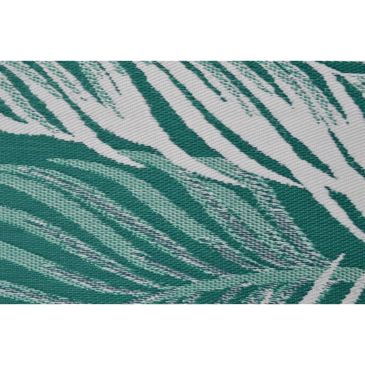 Bistro Reversible Outdoor Rug - Green & White (Available in 3 Sizes)