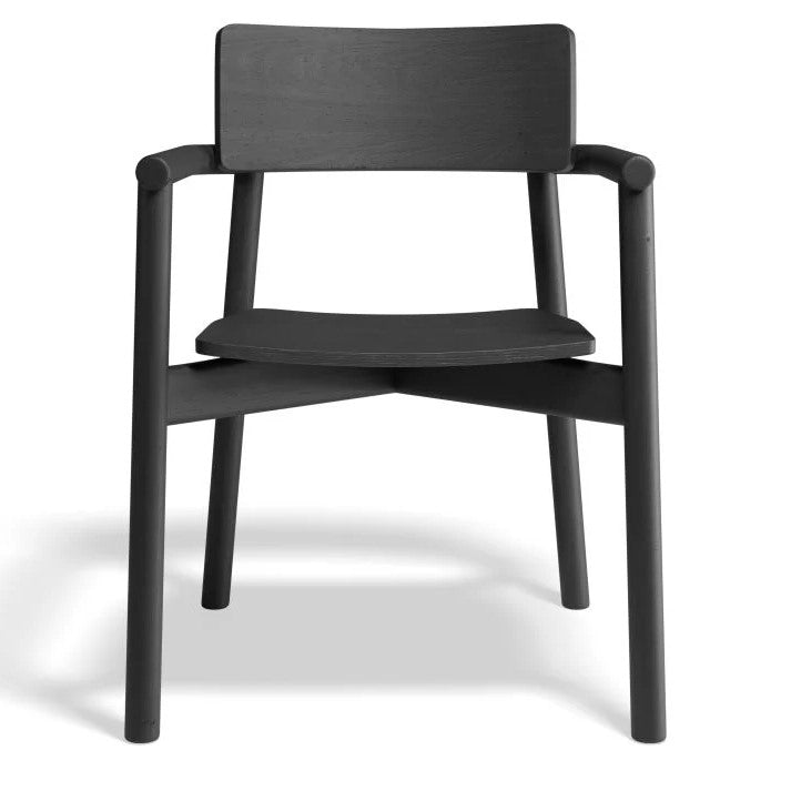 Black Ash Wood Tranquil Dining Armchair