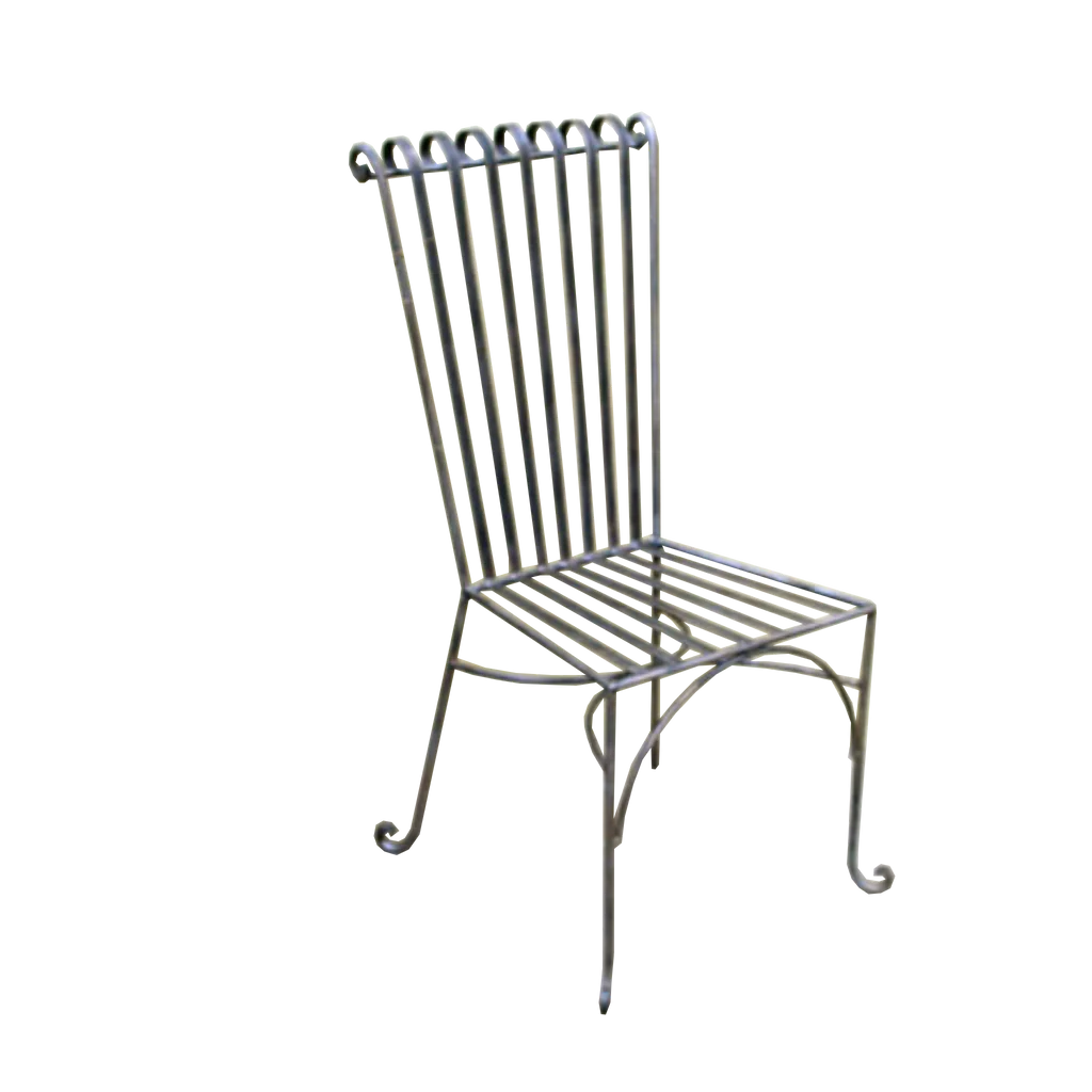 Black Beauty Metal Outdoor Chair