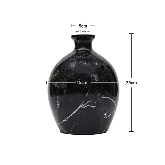 Stylish Mable Earthen Vase 25cms (Available in 2 Colors)