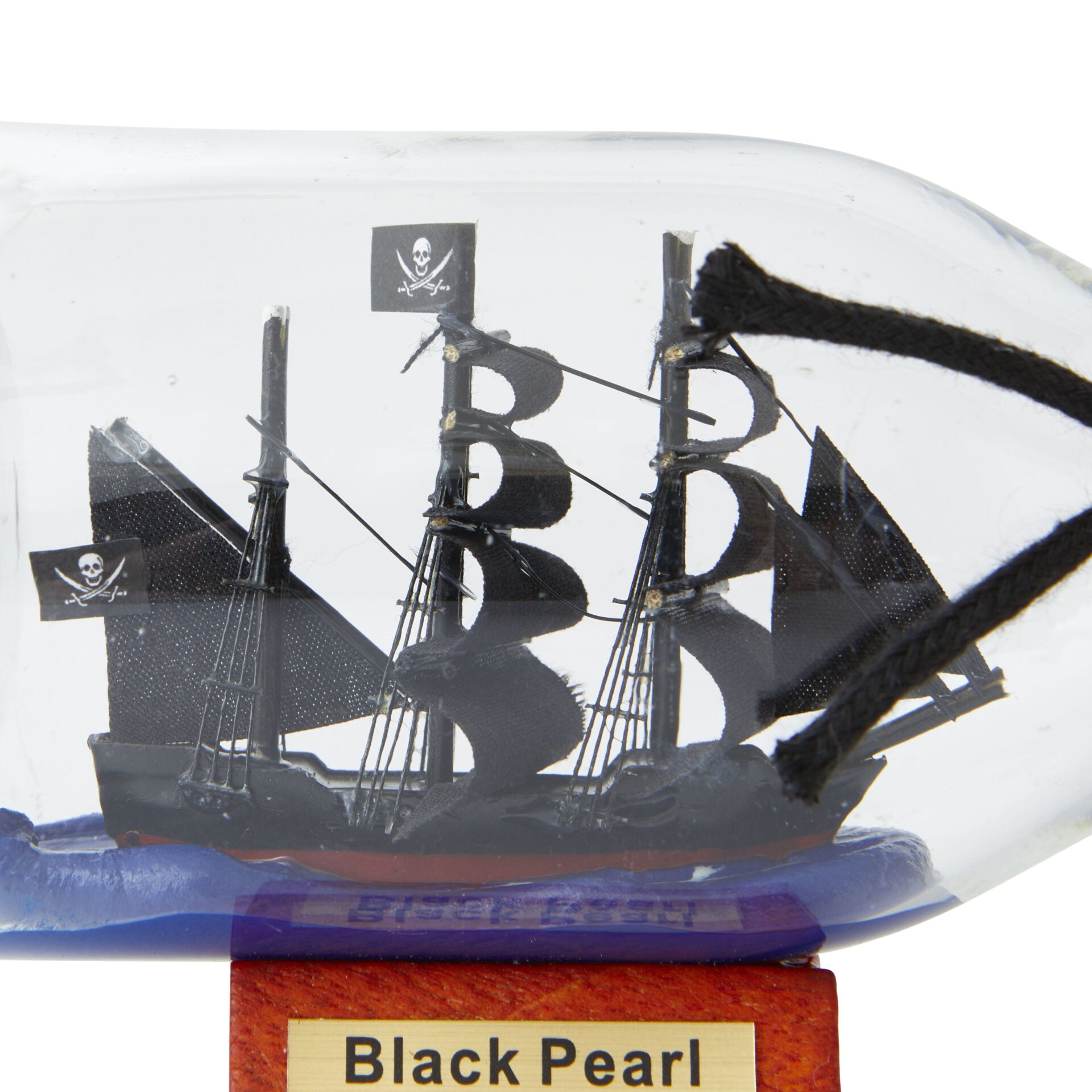 Black Pearl Ship In a Bottle