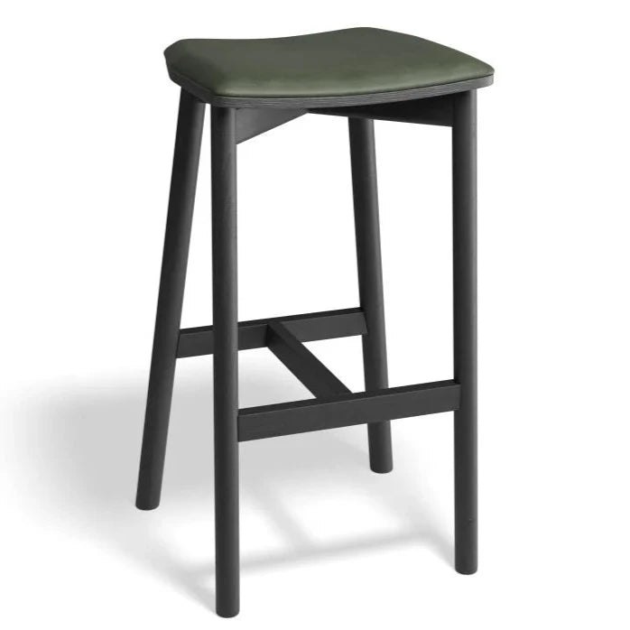 Black Pine Backless High Stool 66cms (Available in 3 Colors)