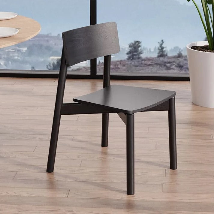 Black Wood Tranquil Dining Chair