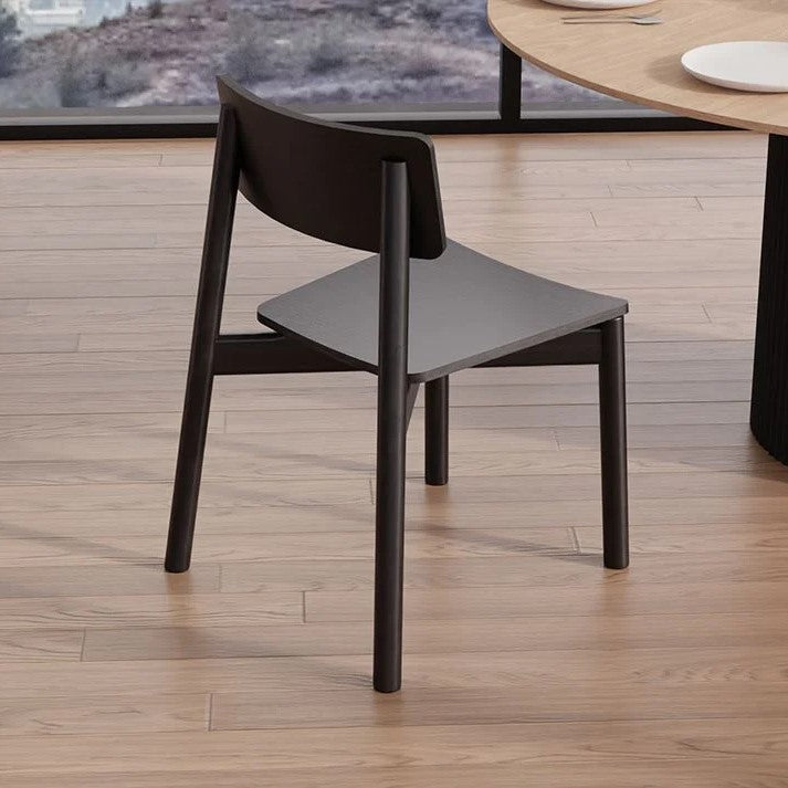 Black Wood Tranquil Dining Chair