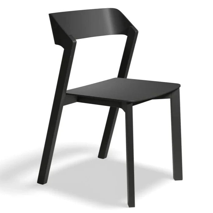 Black Woodgrain Essence Dining Chair