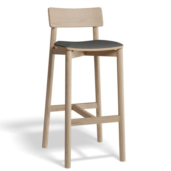 Natural Woodgrain High Stool 66cms (Available in 2 Colors)