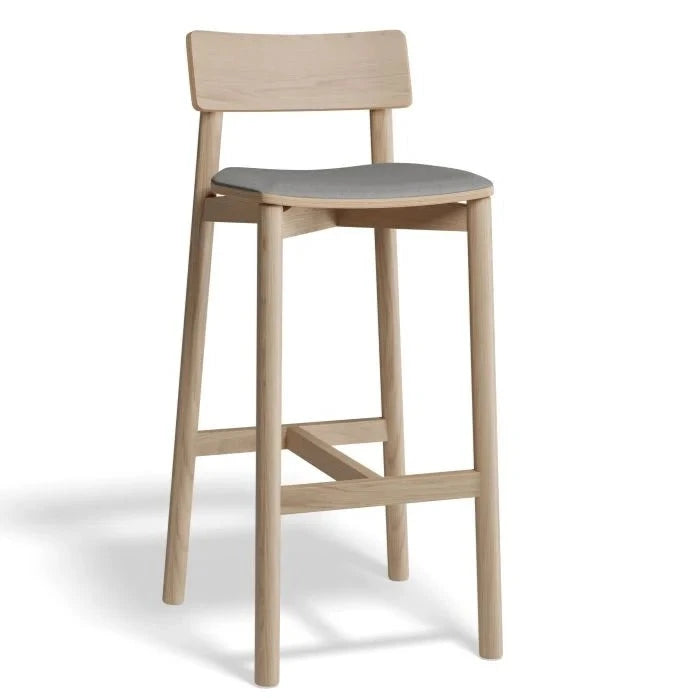 Natural Woodgrain High Stool 66cms (Available in 2 Colors)