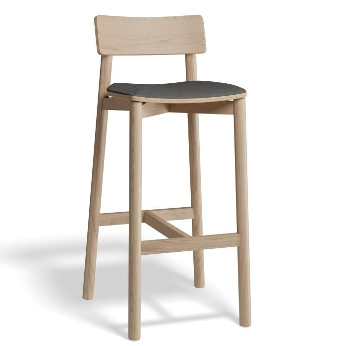 Natural Wooden High Stool 75cms (Available in 2 Colors)