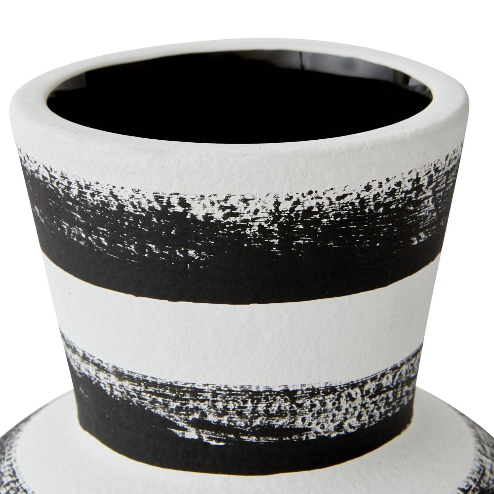 Black and White Palette Ceramic Vase (Choose from 3 Sizes)