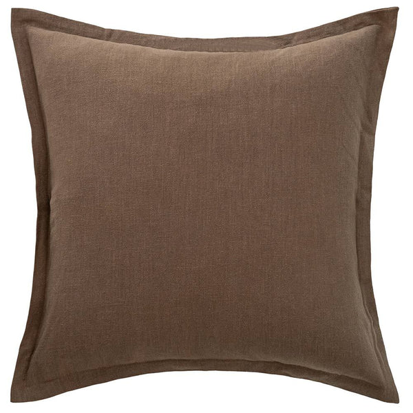 Blair Linen Cushion Cover - Brown - 60X60cms