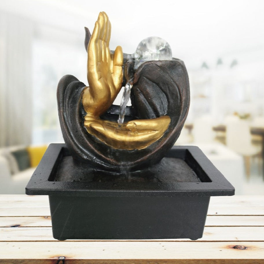 Blessing Hands Handcrafted Indoor Fountain