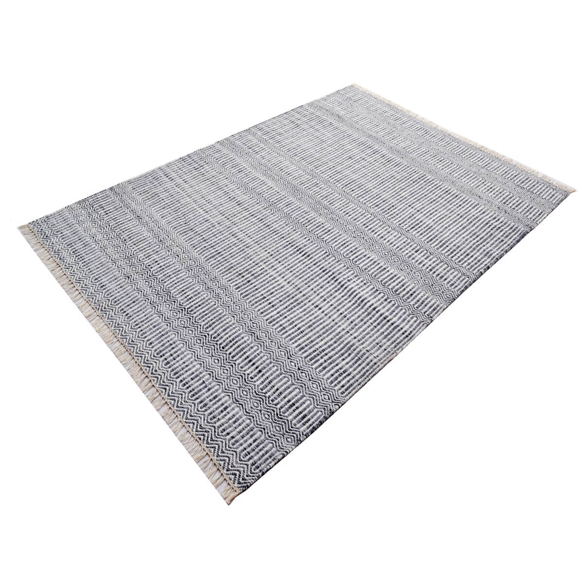 Blissful Hand Woven Indoor / Outdoor Soft Rug - Grey (Available in 6 Sizes)