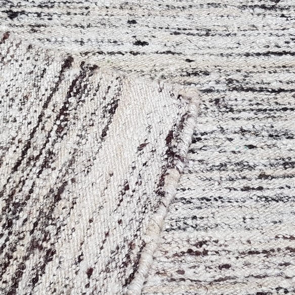 Blissful Recycled Cotton & Silk Rug - Beige