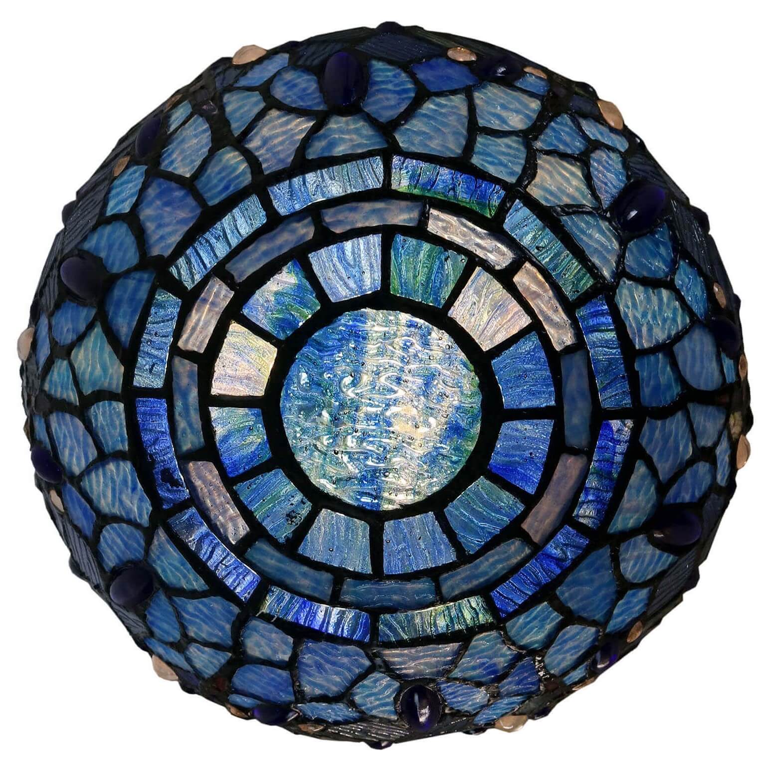 Blue Dragonflies Tiffany Stained Glass Pendant Lamp