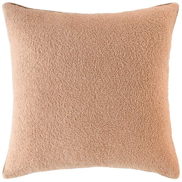 Blush Pink Boucle Cushion with Feather Insert - 60x60cms