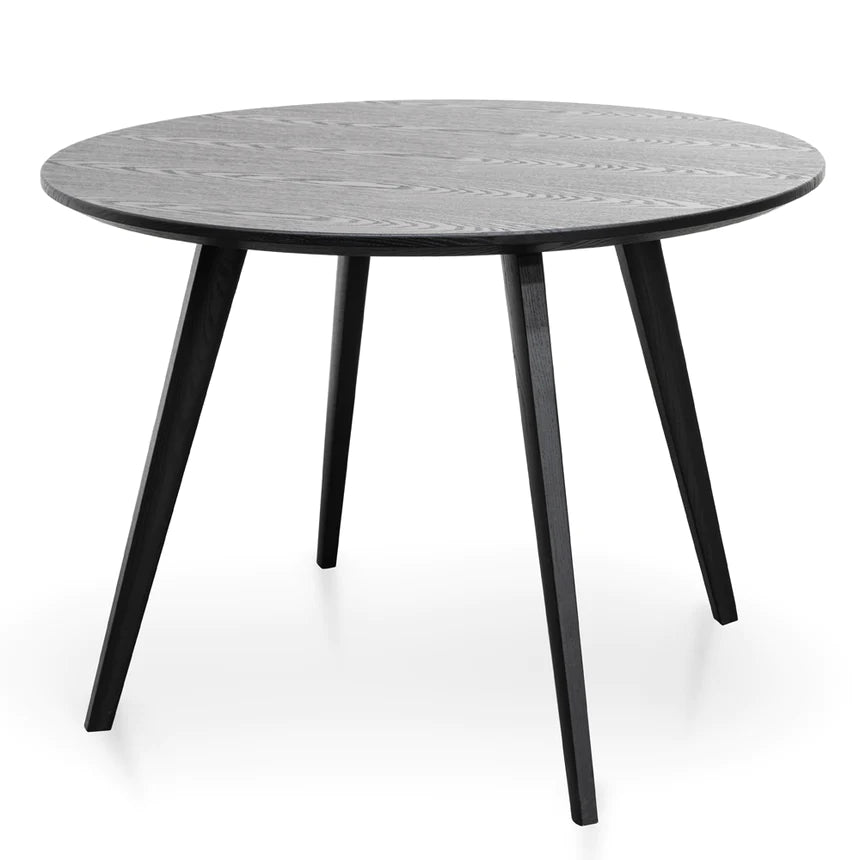 Bohemian Bamboo Dining Table 100cms - Black