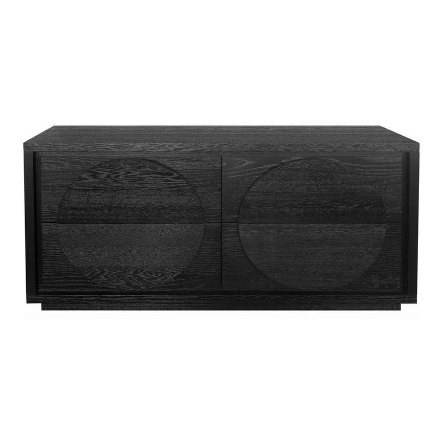 Bold Elegance Textured Espresso Dressing Unit - Black