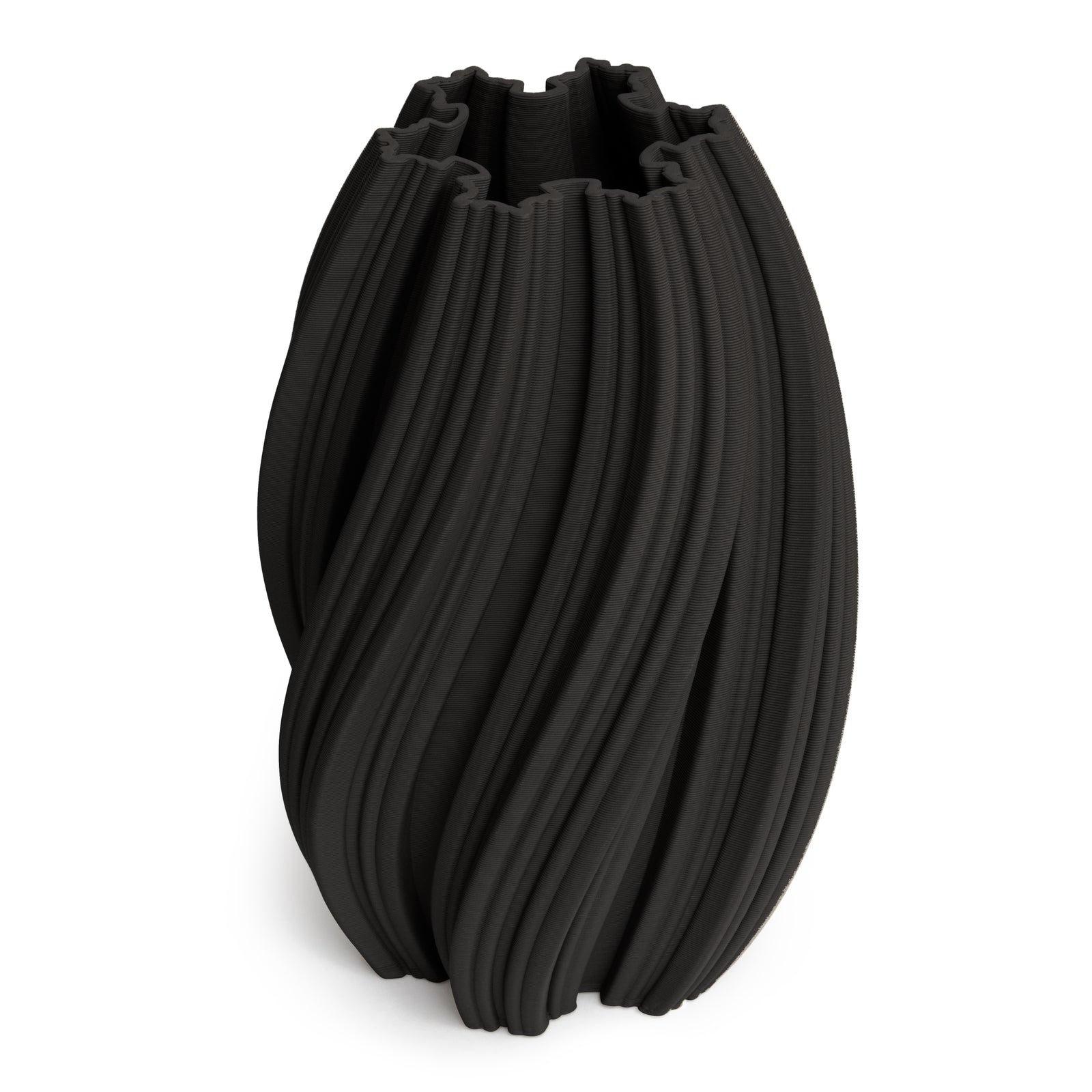 Bold & Beautiful Emma Black Vase - Black - 31cms