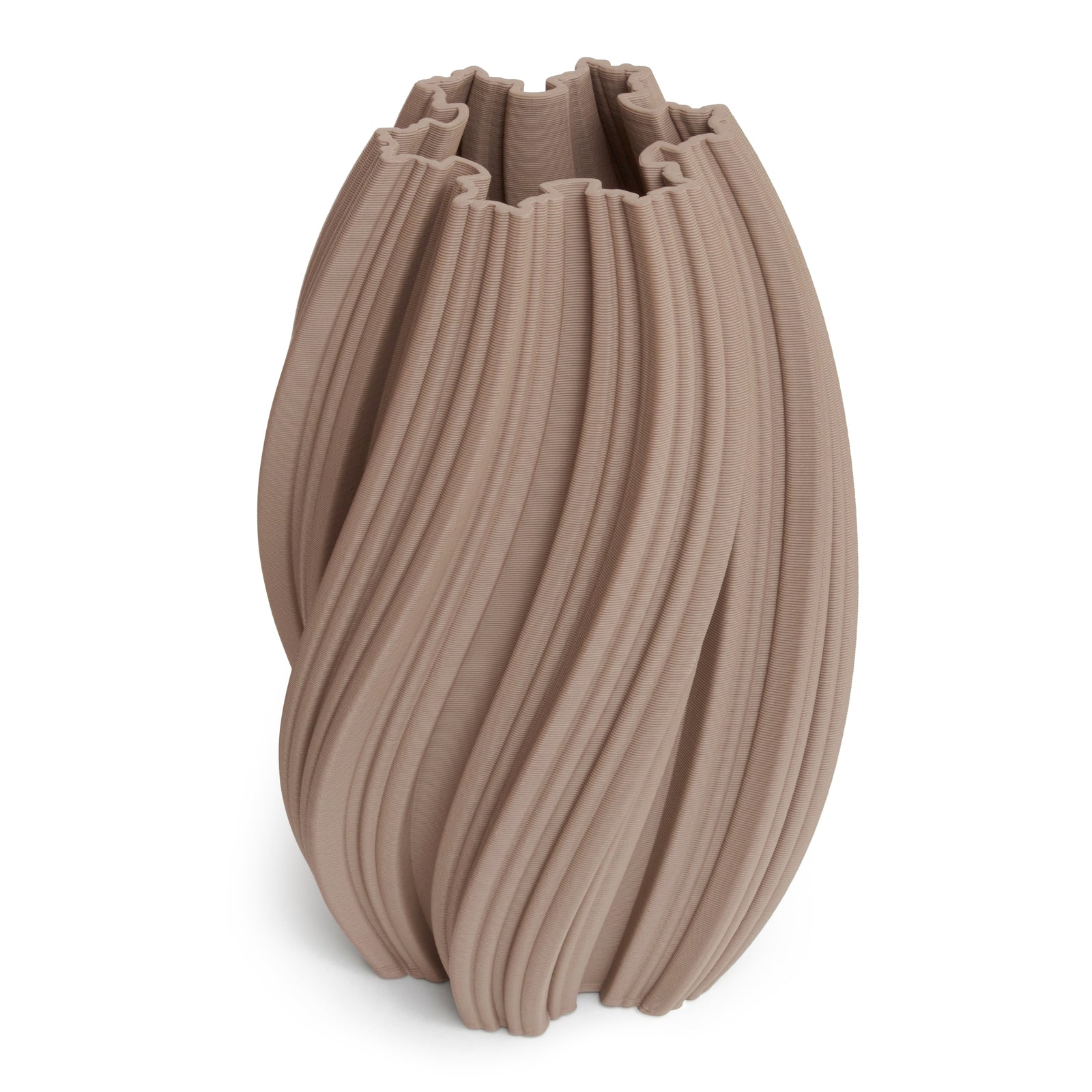 Bold & Beautiful Emma Black Vase - Dusty Rose - 31cms