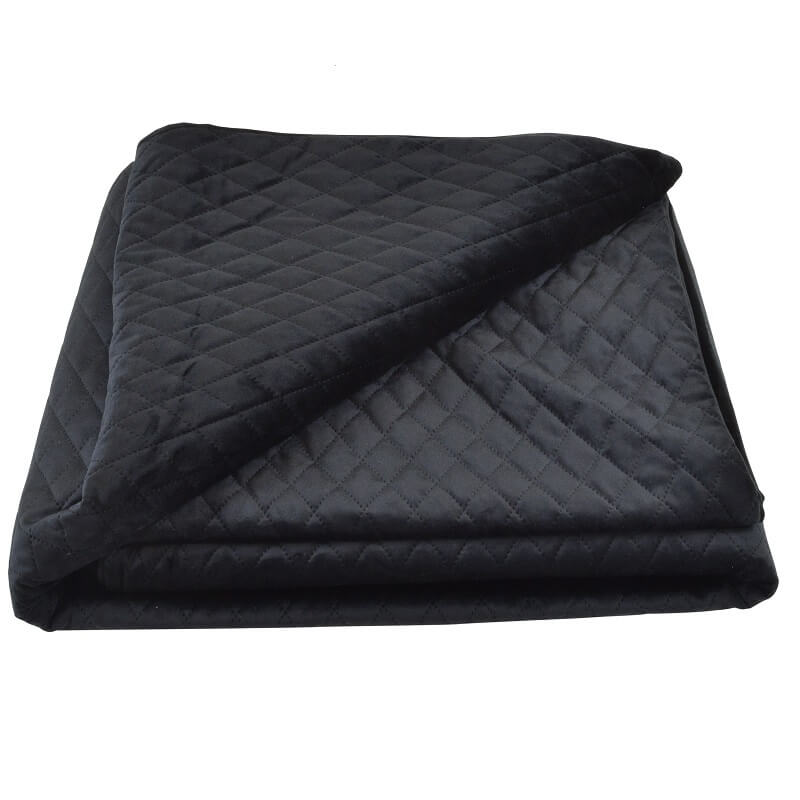 Bolero Luxurious Bedding Coverlet - Black