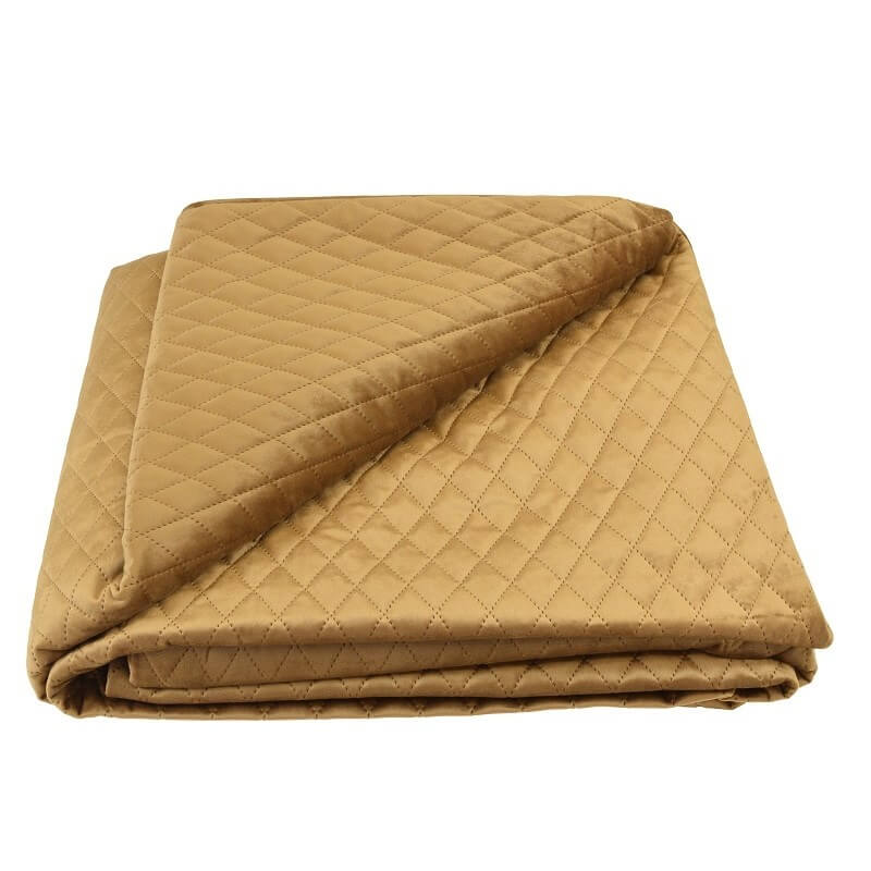 Bolero Luxurious Bedding Coverlet - Caramel