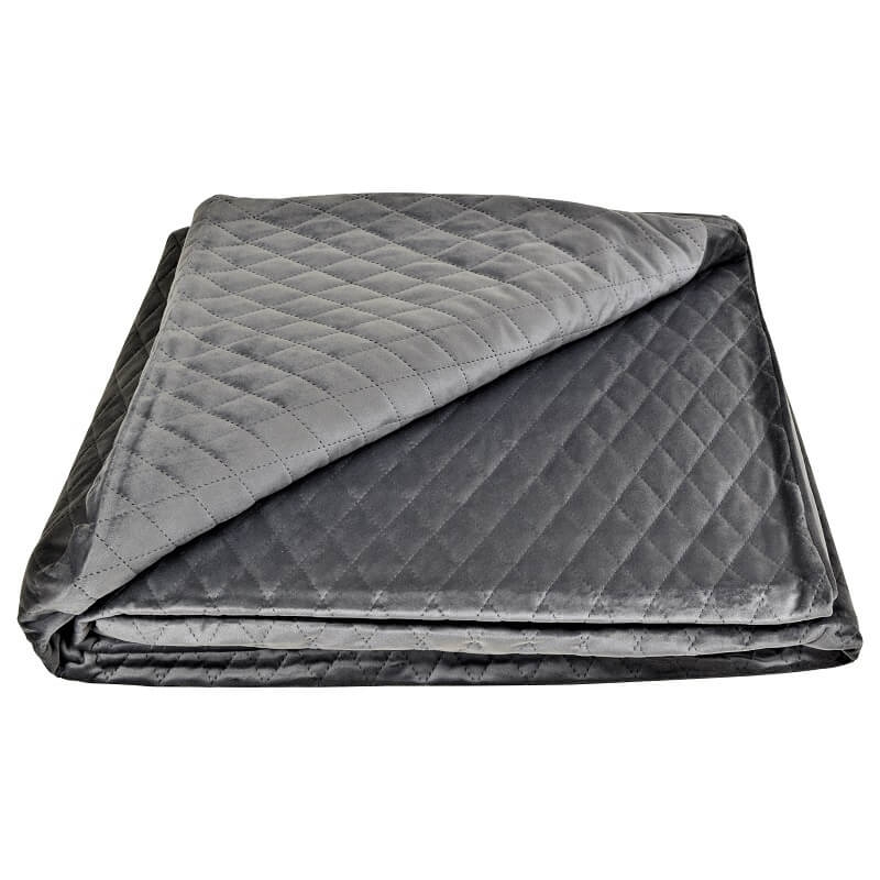 Bolero Luxurious Bedding Coverlet - Grey