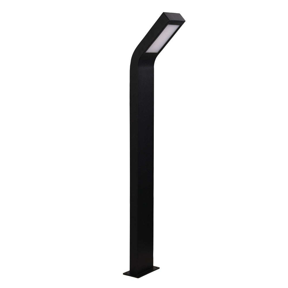 Bollard Black Metalware Light 78cms