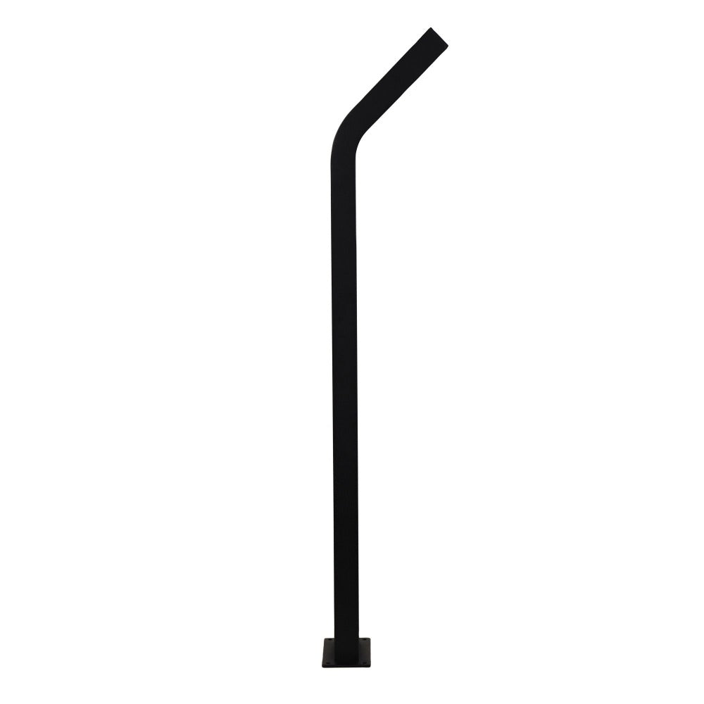 Bollard Black Metalware Light 78cms