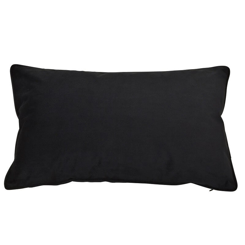 Bondi Velvet Rectangle 35x60cm Cushion Cover - Black