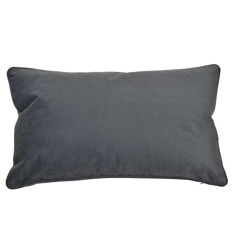 Bondi Velvet Rectangle 35x60cm Cushion Cover - Grey