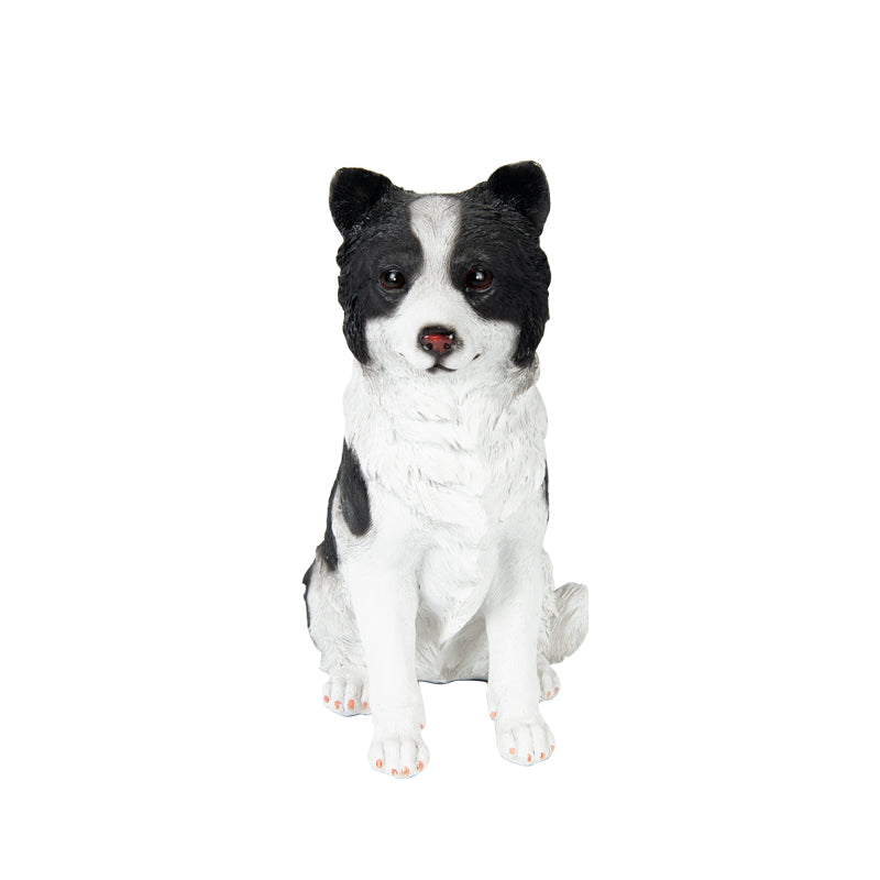 Sitting Border Collie Statue