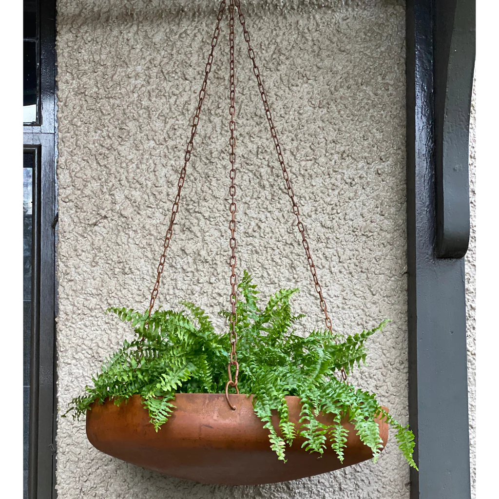 Botanic Cascade Hanging Planter - Rustic Brown