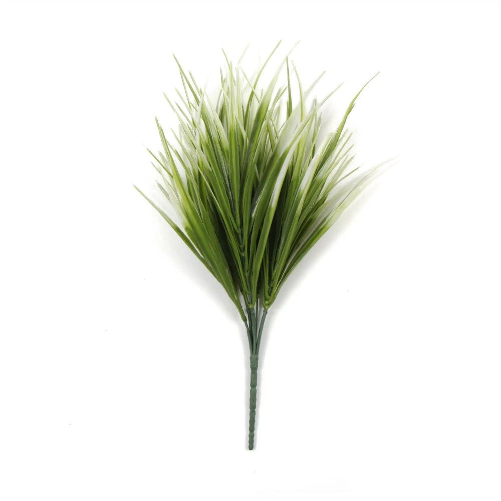 Botanical Illusion White Tipped Grass Stem 35cms