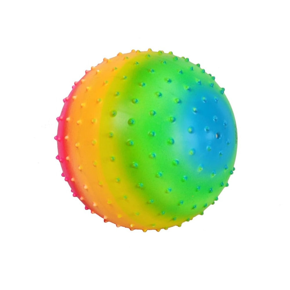 Inflatable Bouncing Rainbow Sensory Spiky Ball