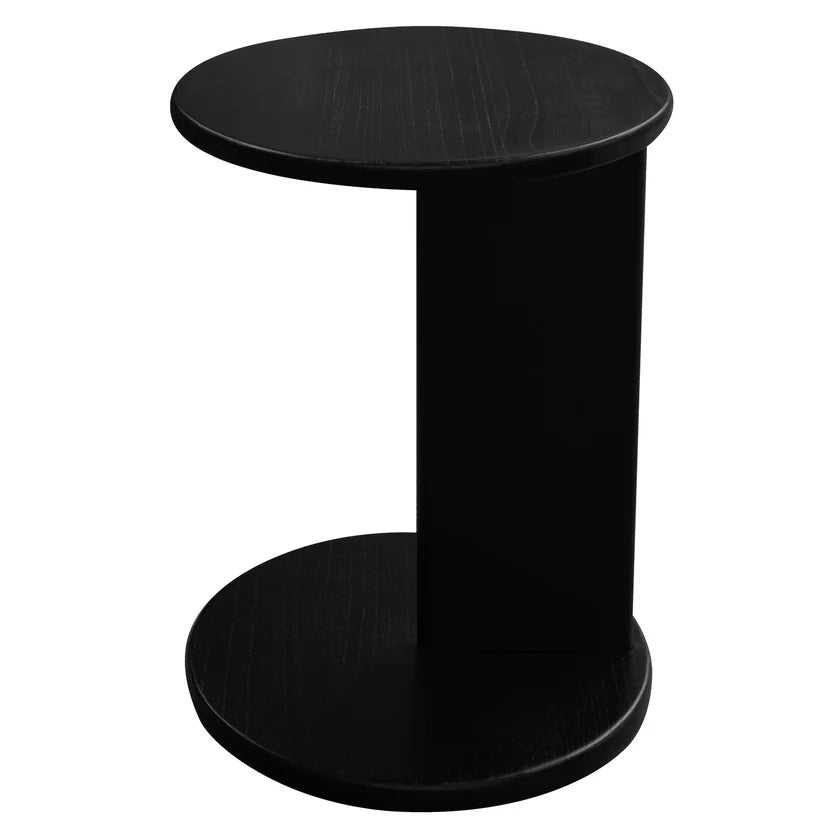 Brentwood Classic Black Round Side Table - 40cms