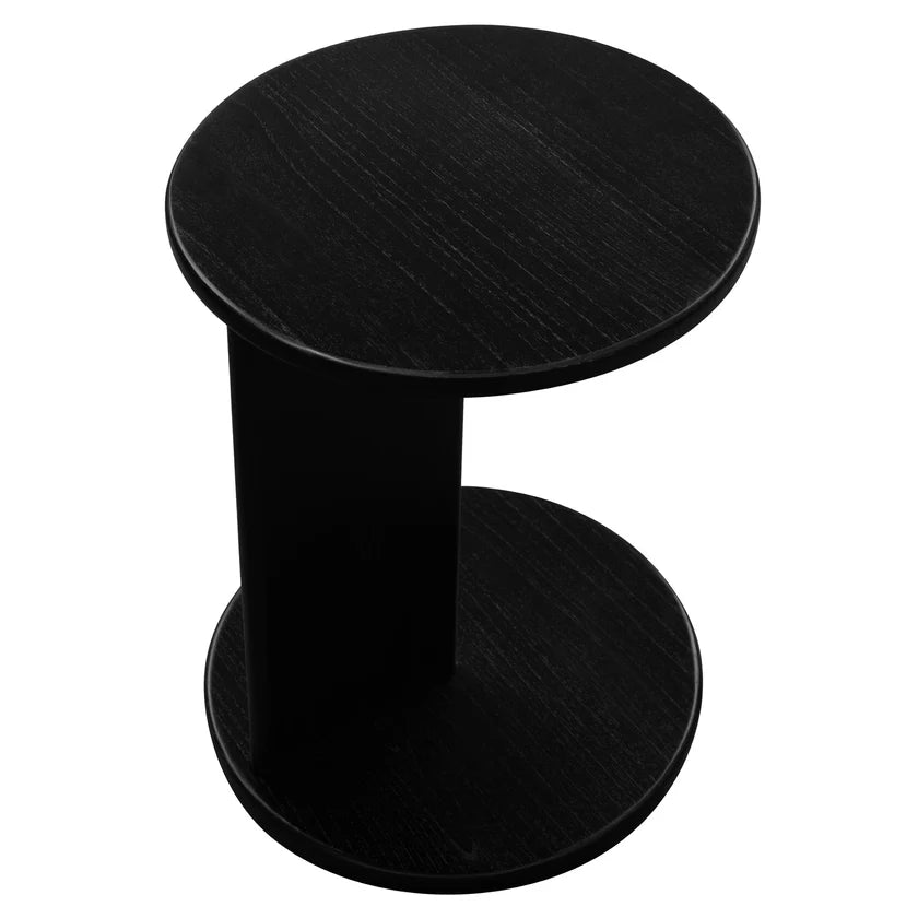 Brentwood Classic Black Round Side Table - 40cms