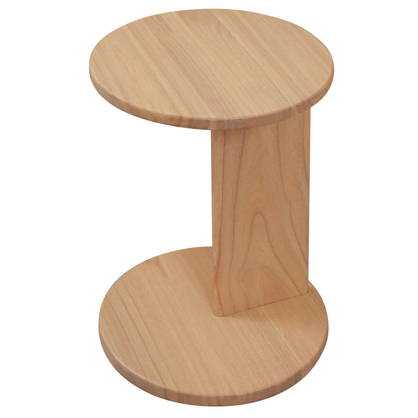 Brentwood Classic Natural Round Side Table - 40cms