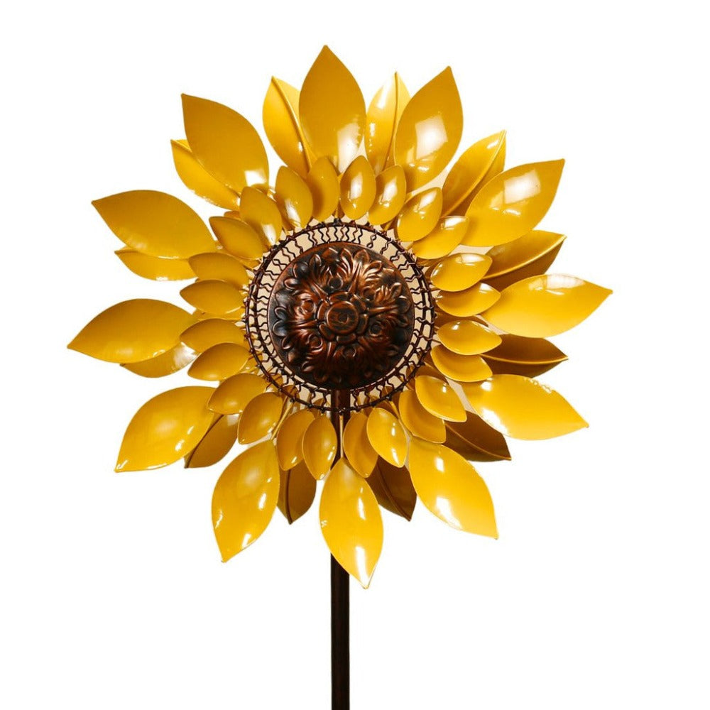 Bright Sunny Yellow Helios Wind Spinner