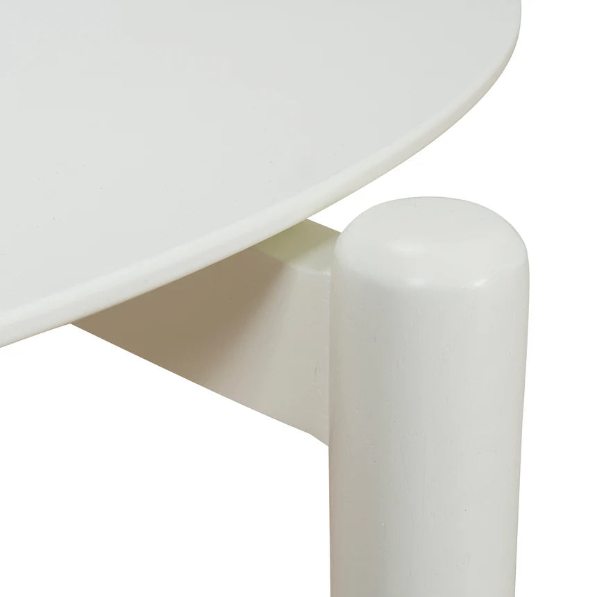 Bright & Stylish White Nesting Coffee Tables - Set of 2