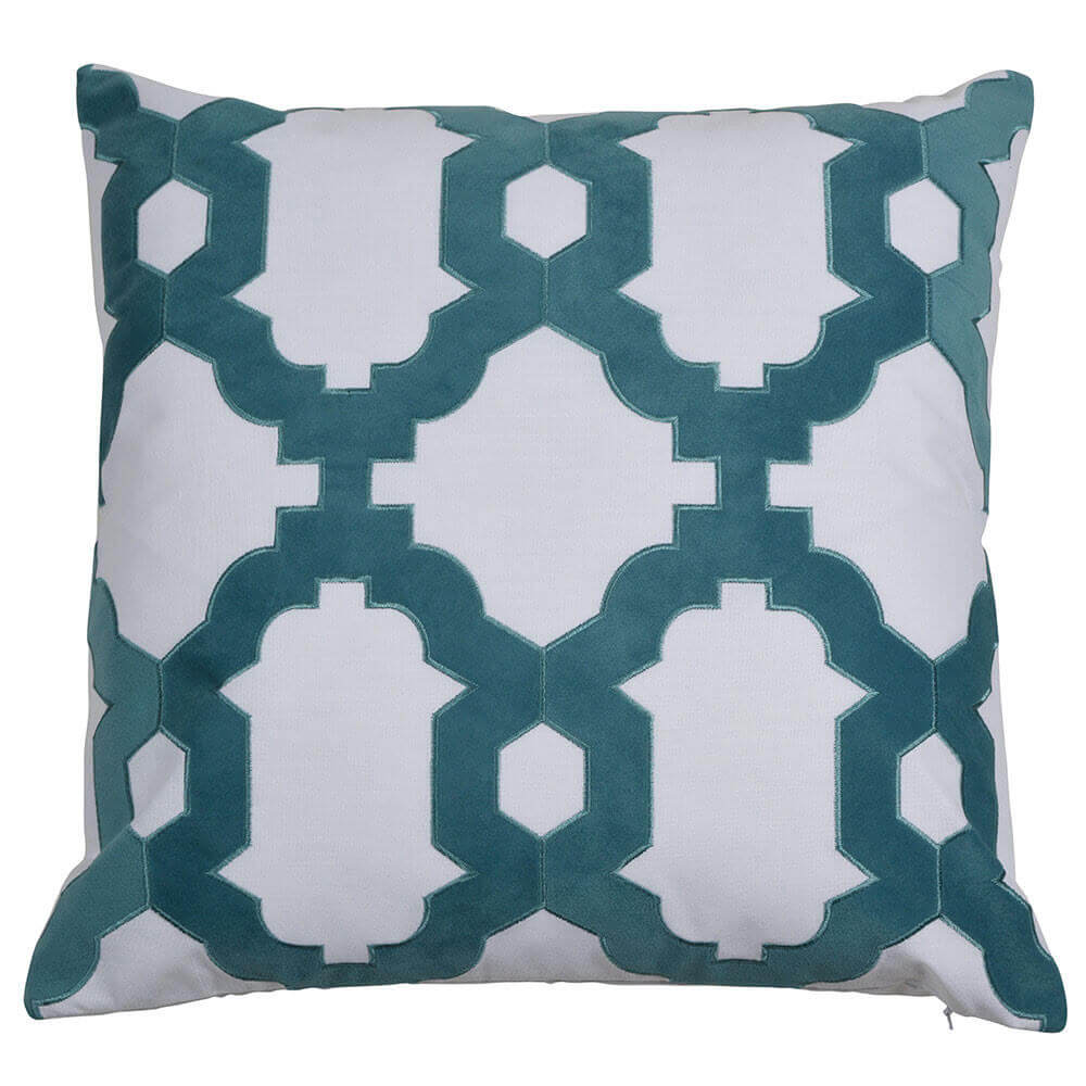 Brighton Velvet 50x50cm Cushion Cover - Turquoise