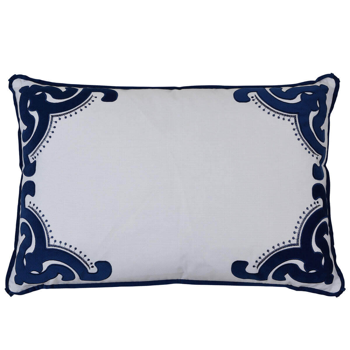 Bronte Velvet 50x75cm Rectangle Cushion Cover - Navy