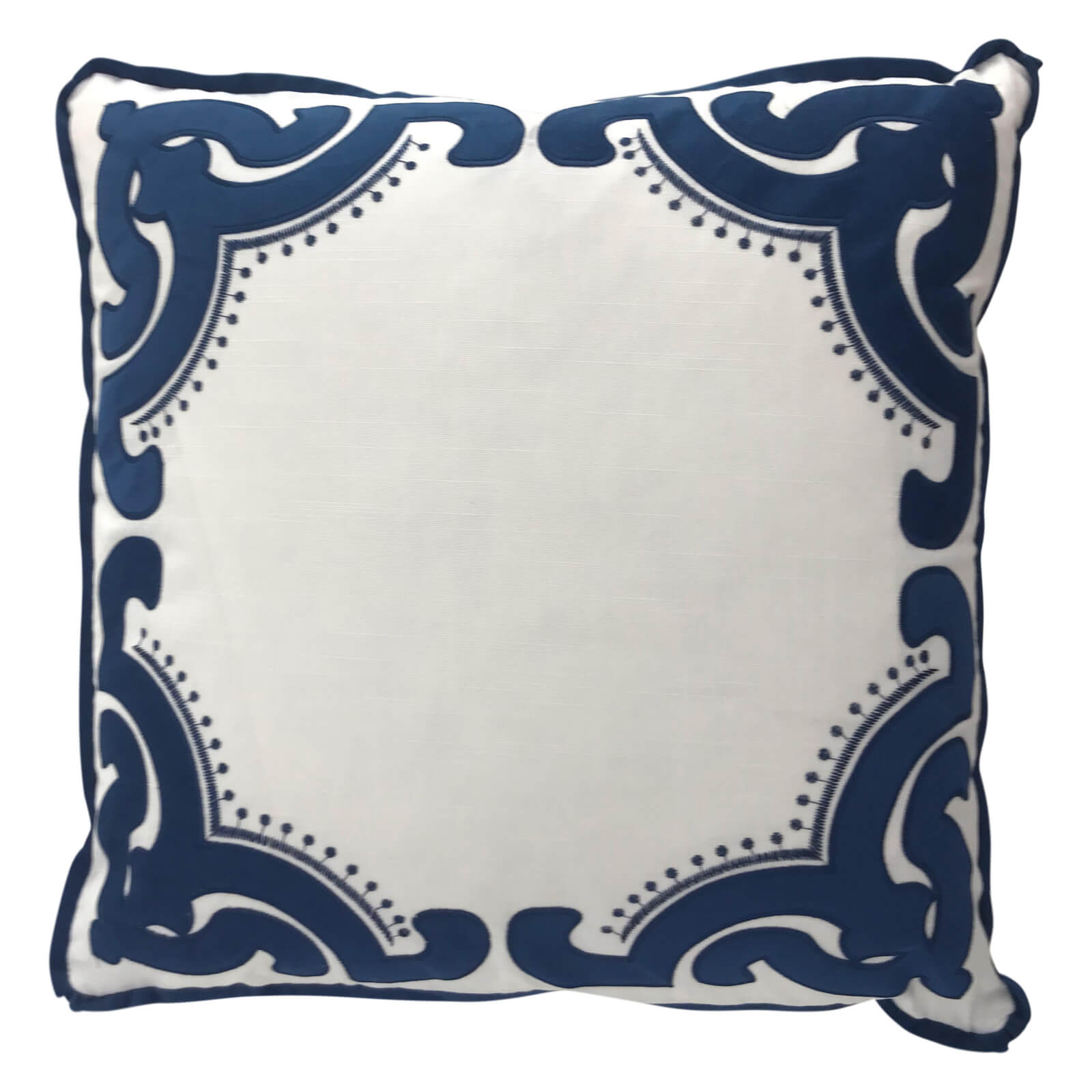 Bronte Velvet 55x55cm Cushion Cover - Navy