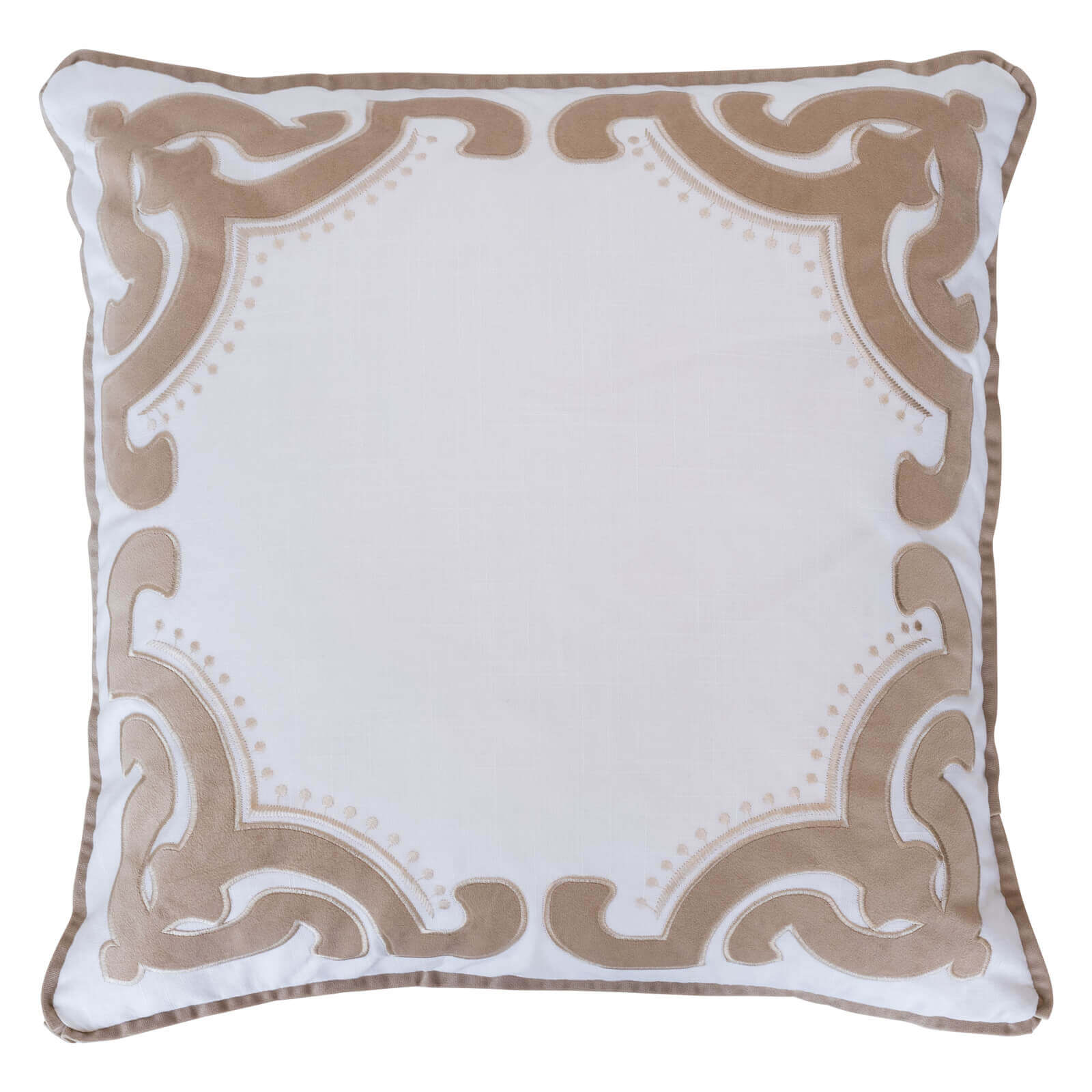 Bronte Velvet 55x55cm Cushion Cover - Sand