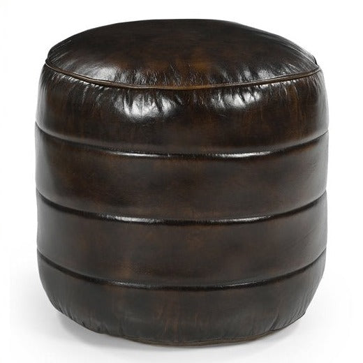 Bronwyn Timeless Genuine Leather Ottoman