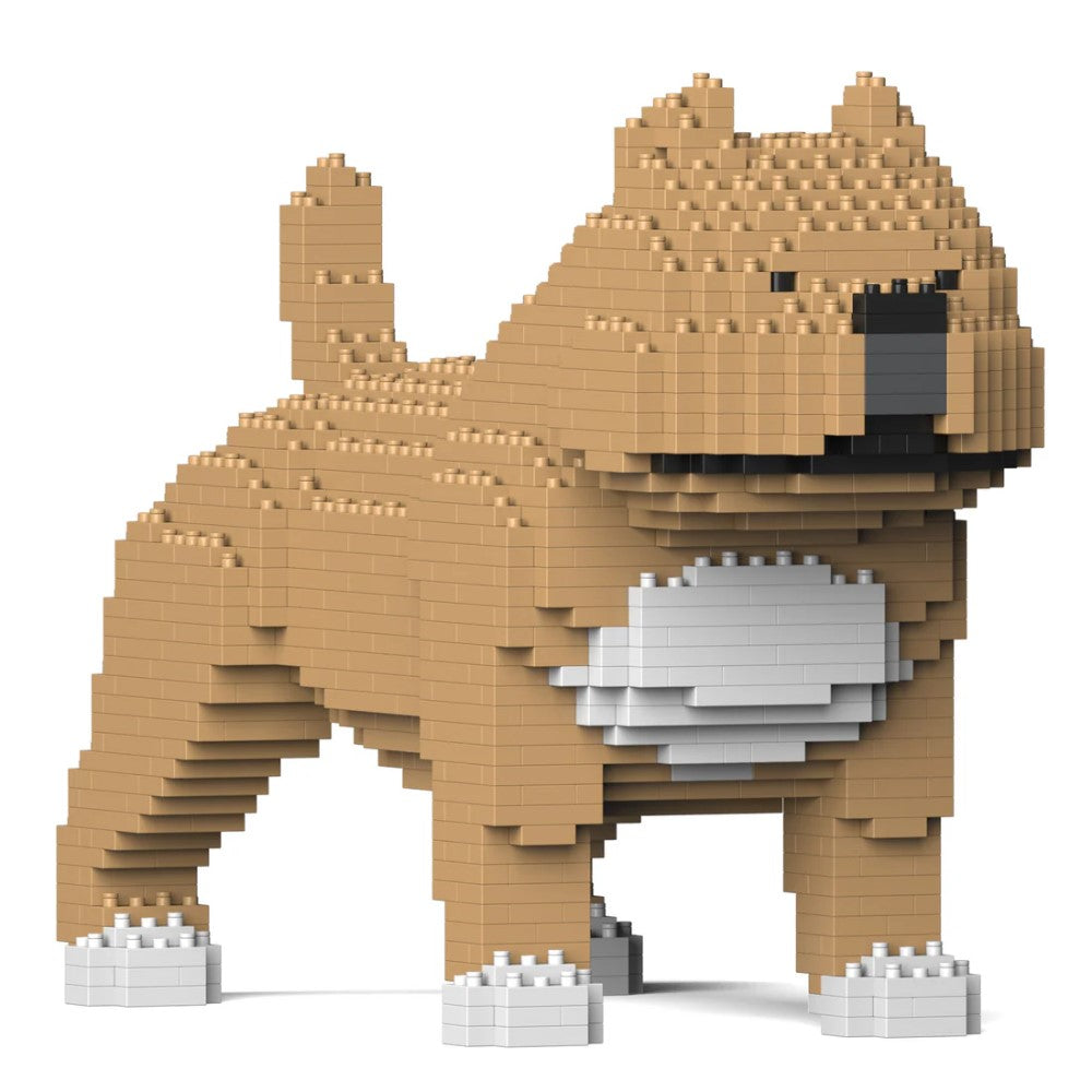 Building Blocks Model American Bully Dog Beige 1110 Pieces (Available in 2 Sizes)