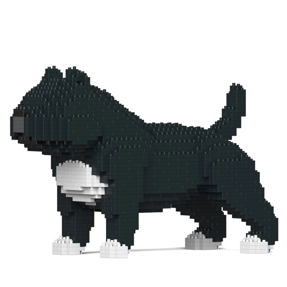 Building Blocks Model American Bully Dog Black 1110 Pieces (Available in 2 Sizes)