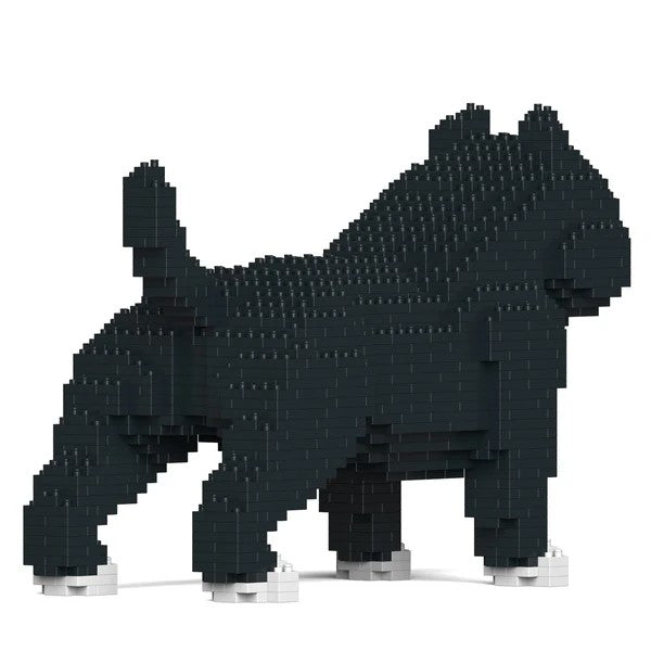 Building Blocks Model American Bully Dog Black 1110 Pieces (Available in 2 Sizes)