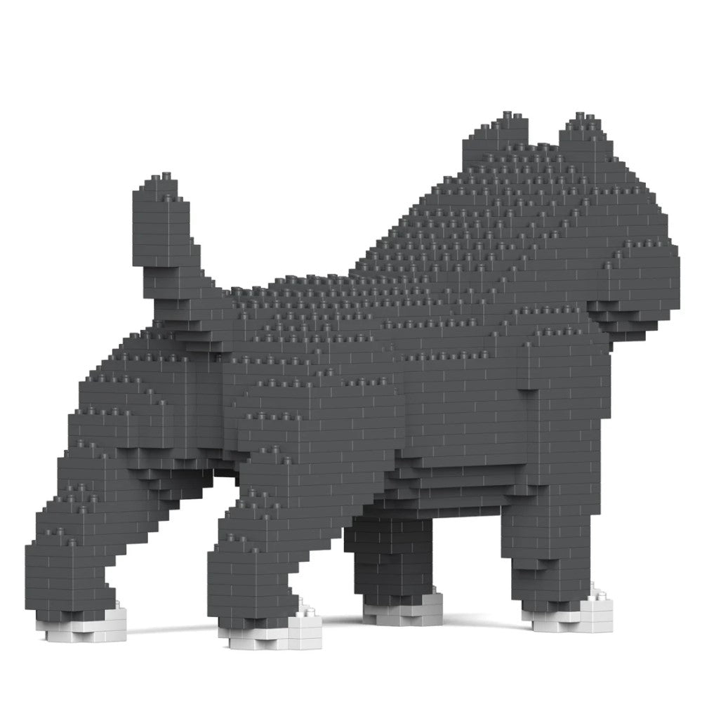 Building Blocks Model American Bully Dog Grey 1110 Pieces (Available in 2 Sizes)